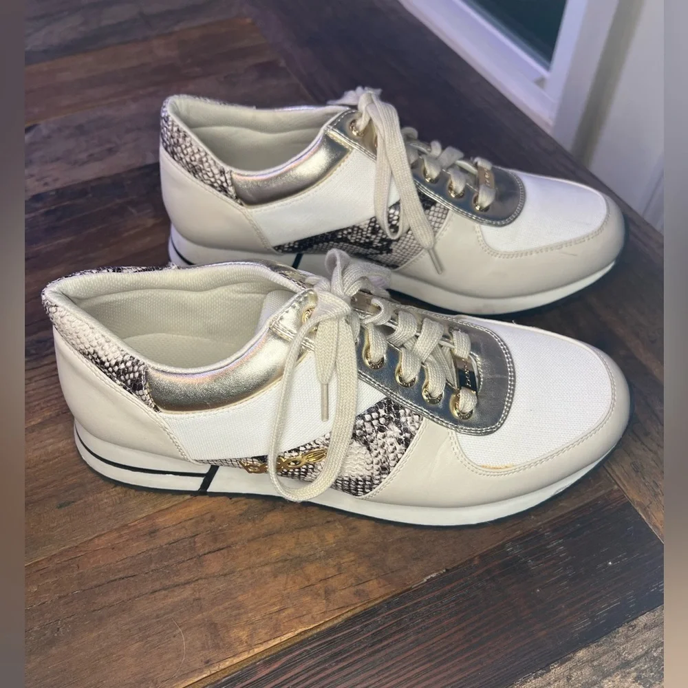 Boston Proper- BRIENNE By Bebe Snake Detail Sneaker -Size- 11